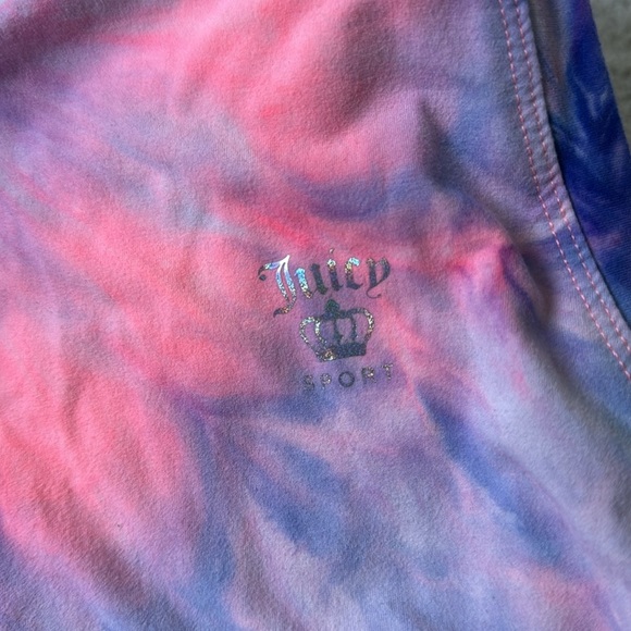 Juicy Couture Sport | Muscle Tee | Size Medium | Pink & Purple Tie-Dye - Picture 2 of 4